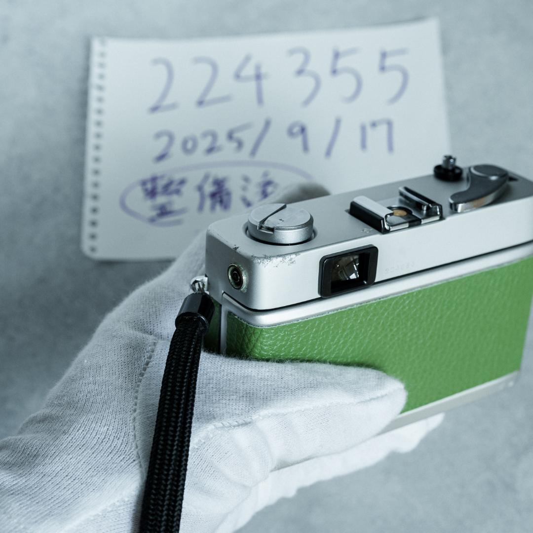 Konica C35 flash matic グリーン【整備済完動品】