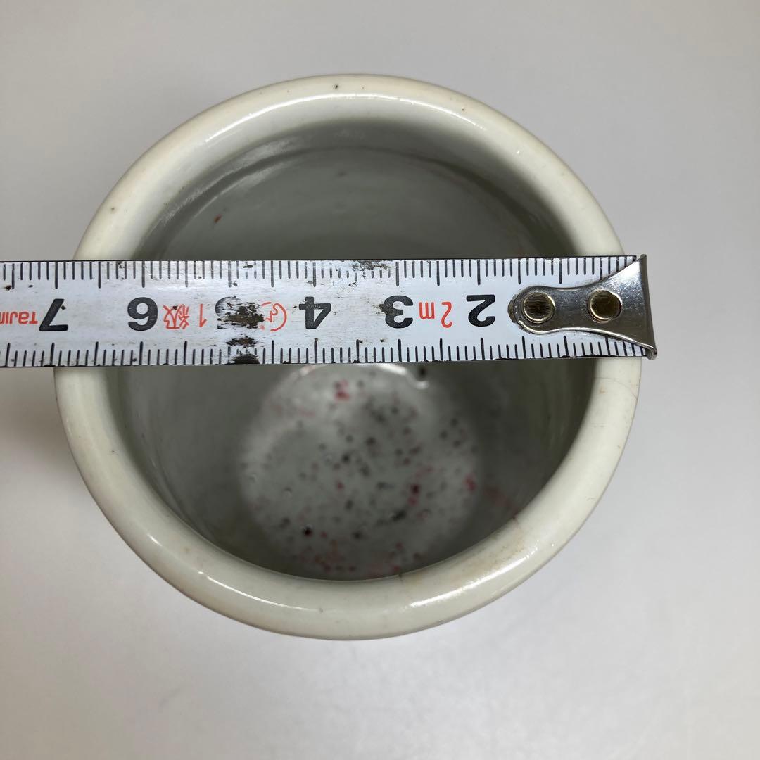 中国清時代　粉彩筆筒　共箱　高さ11㎝　トヒトコ　東さ7-0331☆2F