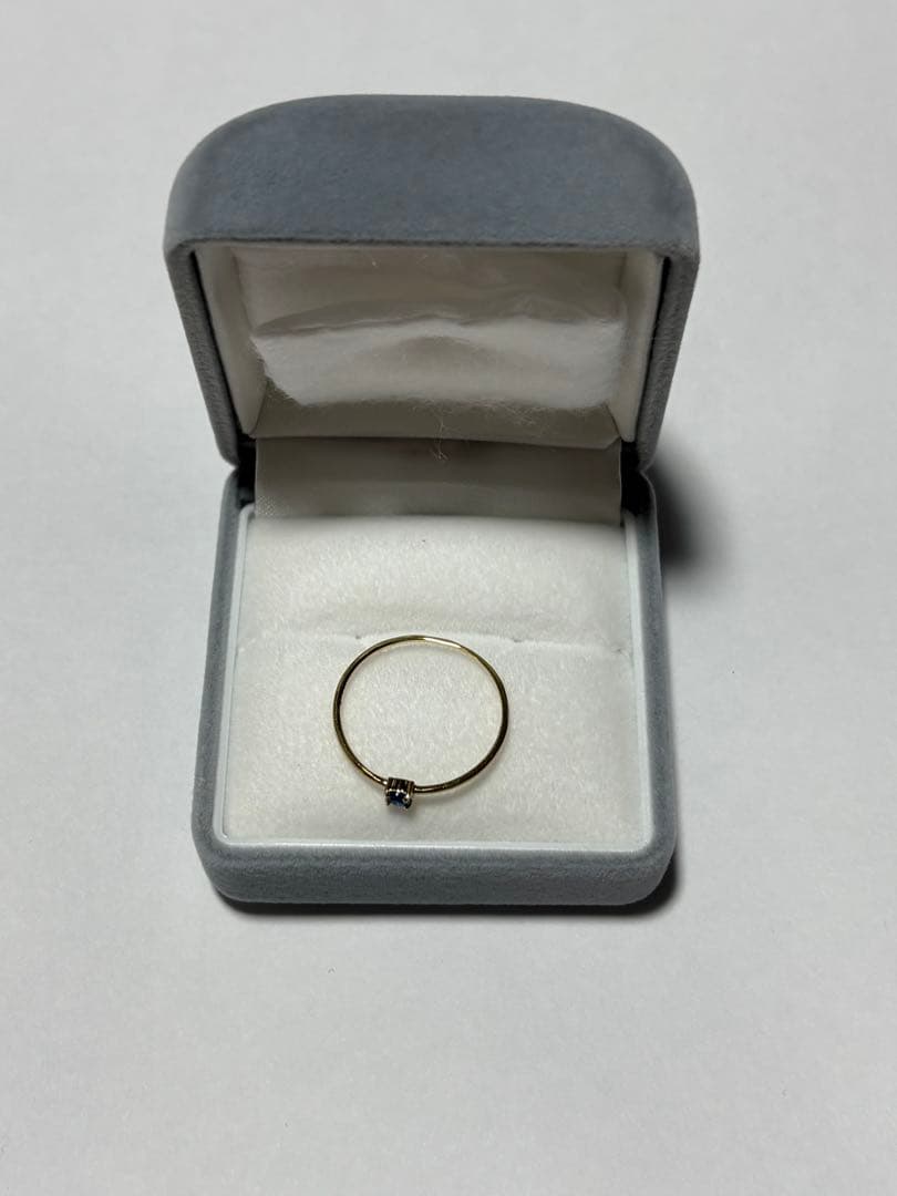 アウイナイトK18華奢リング　13号