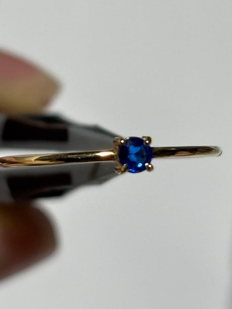 アウイナイトK18華奢リング　13号