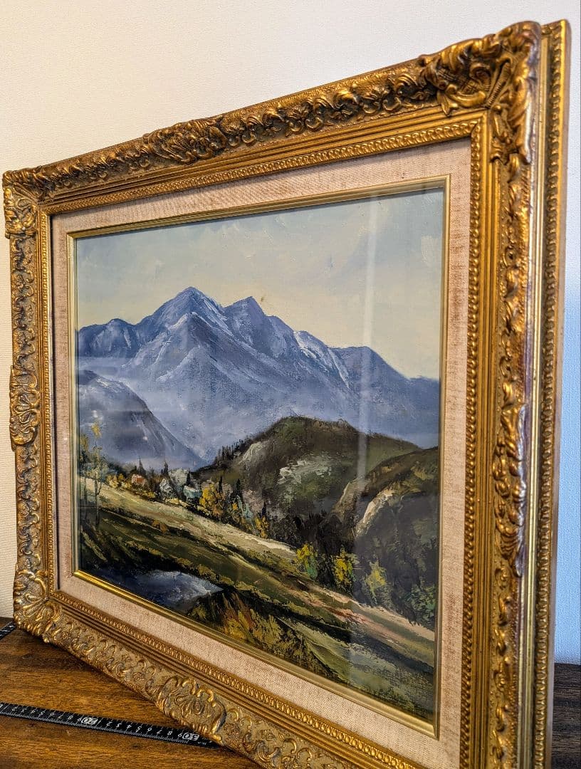 片瀬剛志　F8 油彩画　爺ケ岳御船春堂　広島出身　無所属　絵画　保証書付