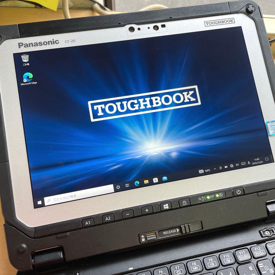 TOUGHBOOK CF-20 128GB　i5-7Y57 ペン付　美品