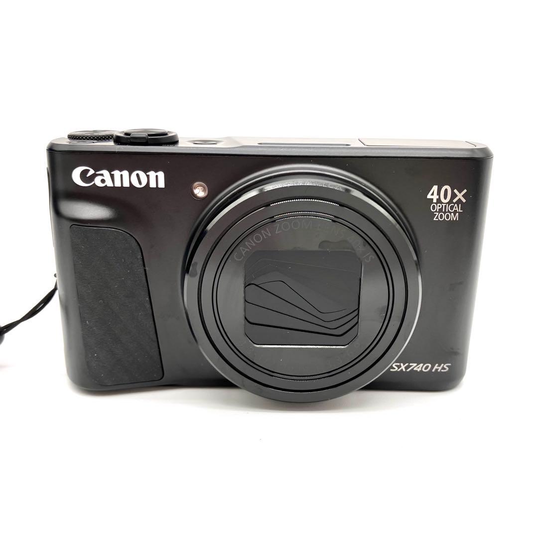 美品Wi-Fi対応♪ Canon PowerShot SX740 HS ブラック