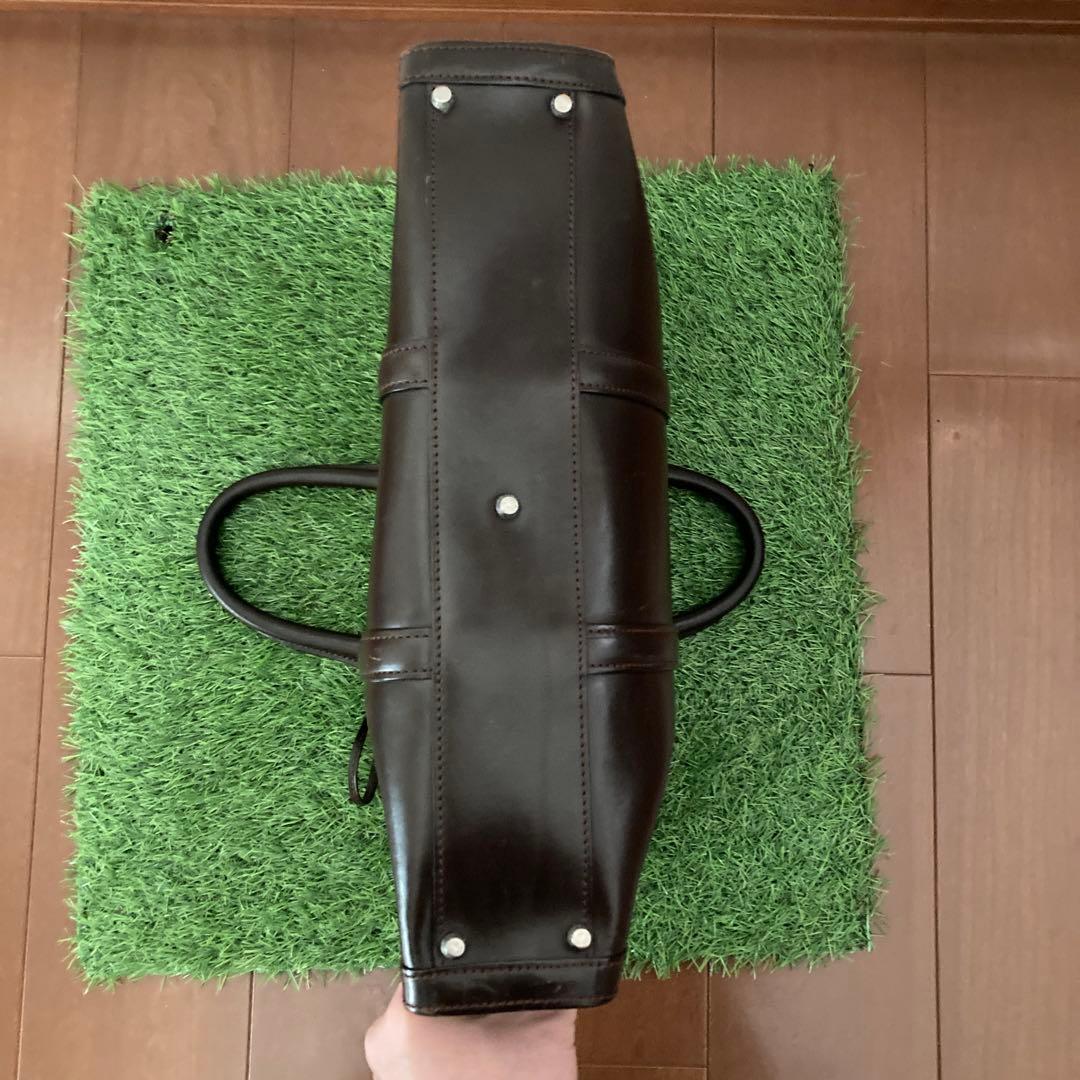 万双　ビジネスバッグ　ブライドル　シングル天ファスナー