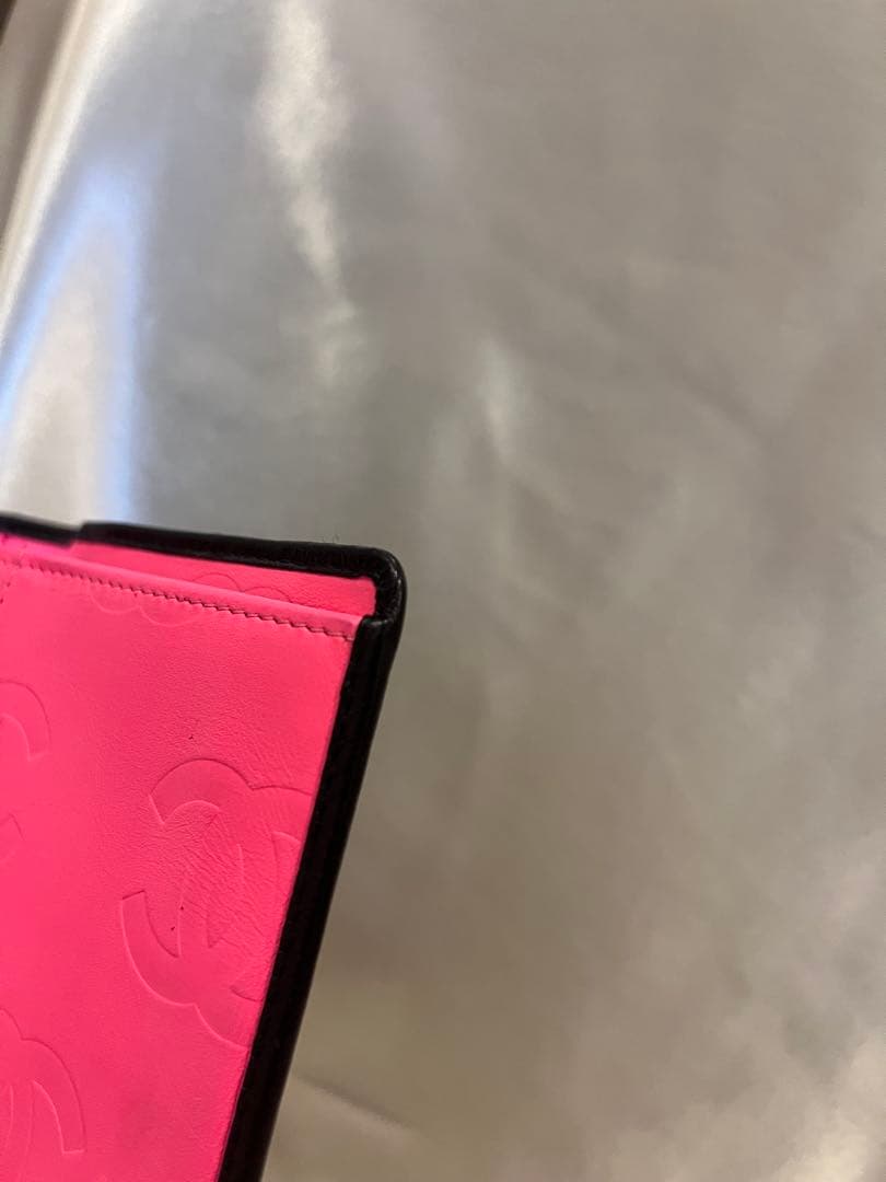 CHANEL 二つ折り長財布 カンボンライン　正規品