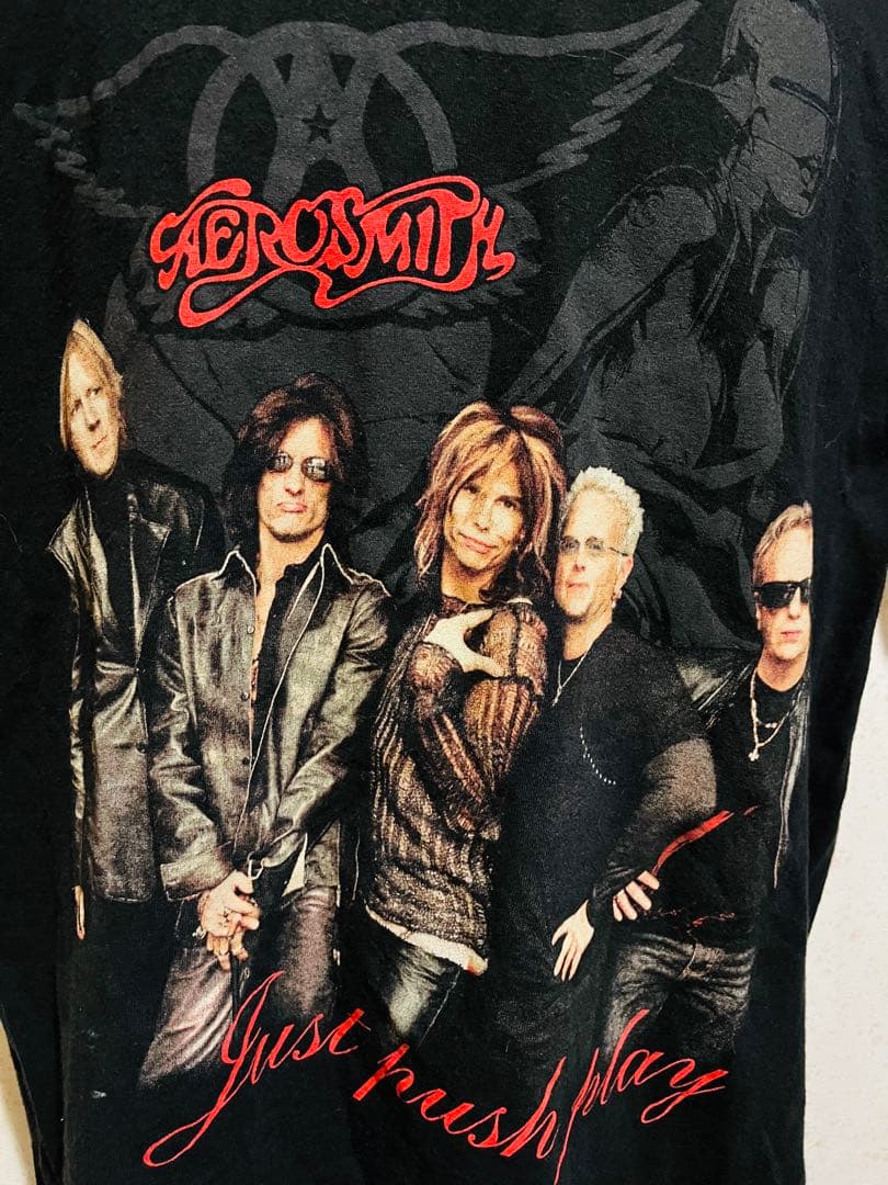 AEROSMITH Just push play 空山 基 Tシャツ