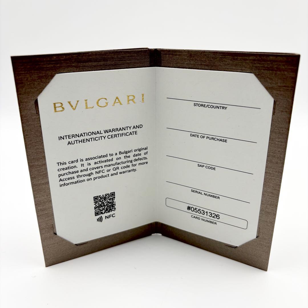 付属品完備✨️ブルガリ ロゴクリップ 6連レザーキーケース 黒 シルバー金具