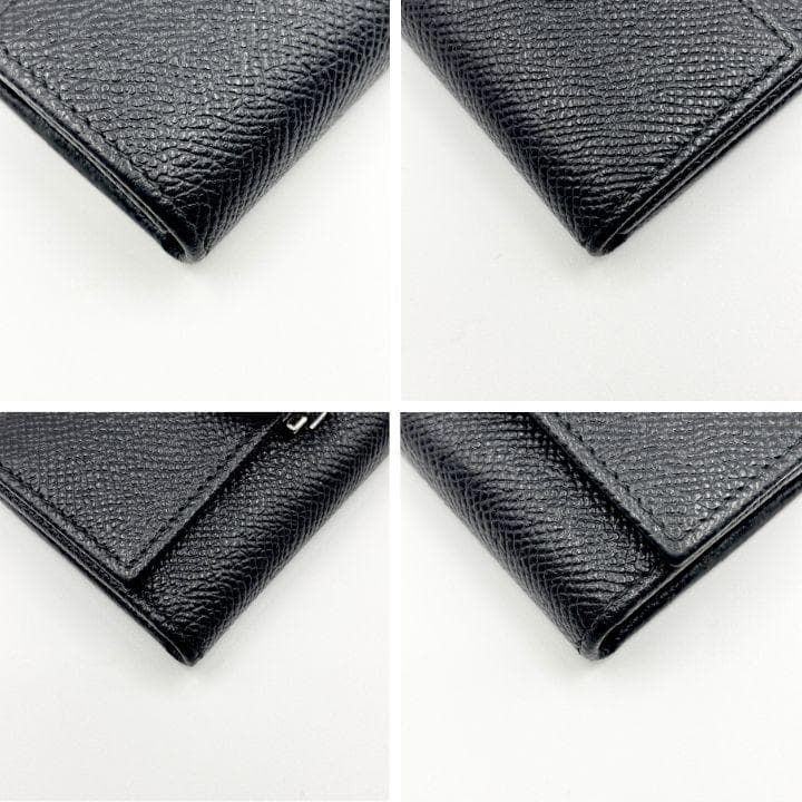 付属品完備✨️ブルガリ ロゴクリップ 6連レザーキーケース 黒 シルバー金具