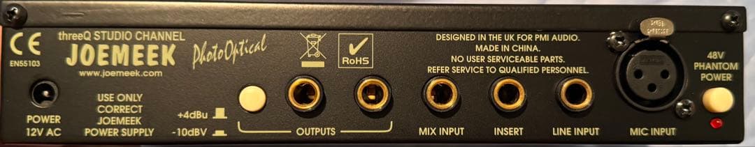 JOE MEEK ThreeQ チャンネルストリップ 送料無料 マイクプリアンプ