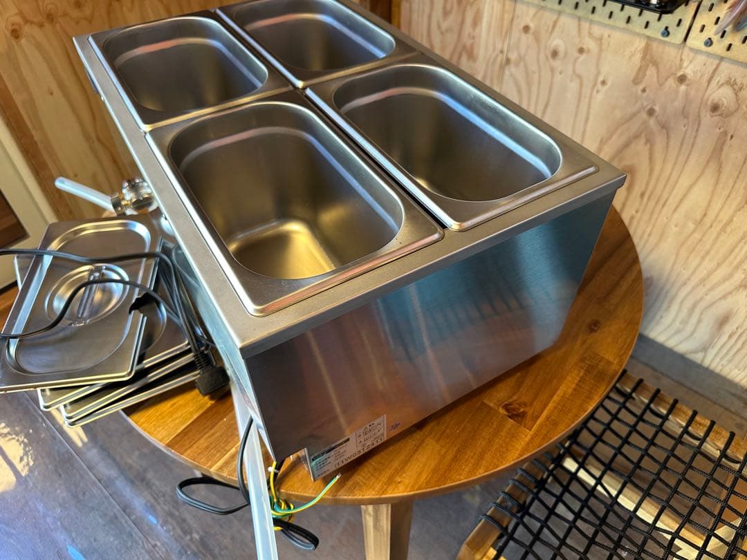 フードウォーマー ステンレス製 4容器