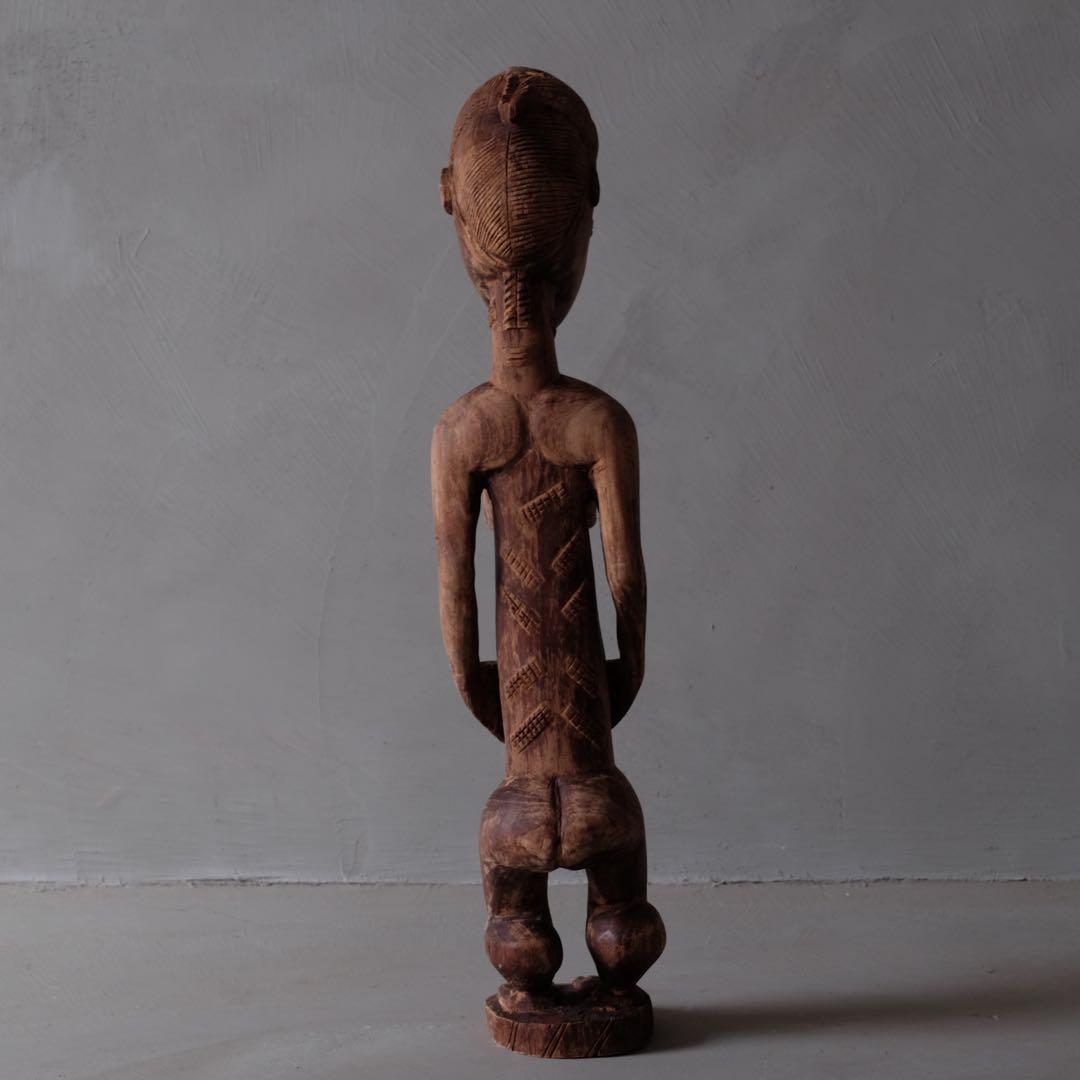 古いアフリカの木像　アンティーク プリミティブ バウレ族 バマナ族 ドゴン族