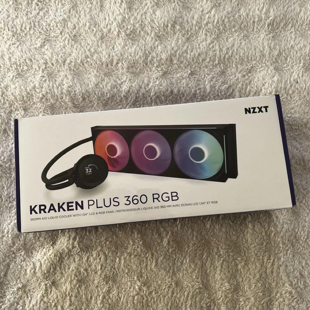 NZXT Kraken Plus 360 RGB 新品未使用　黒