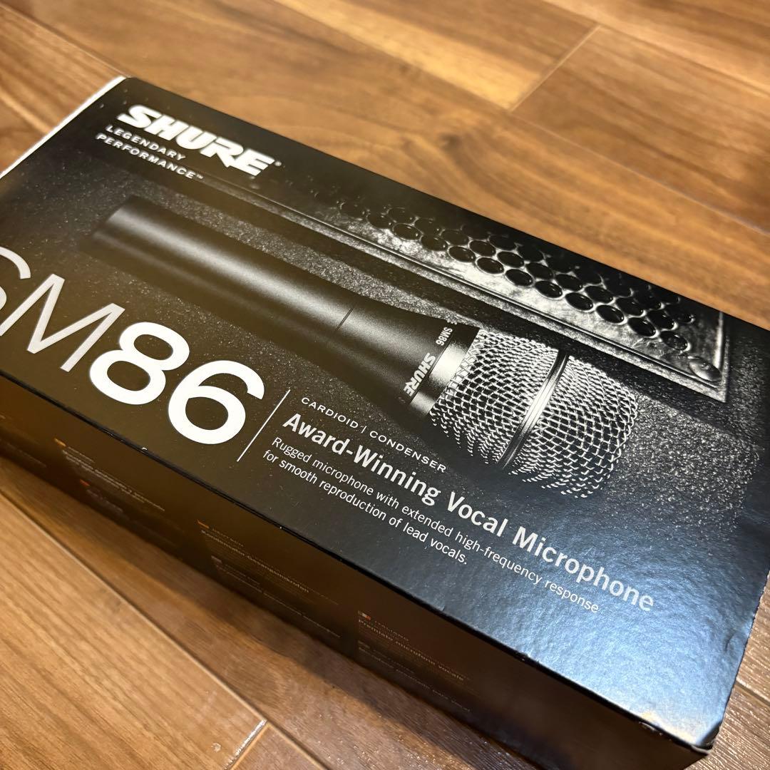 美品 Shure SM86 (ハンドヘルドコンデンサーマイク)