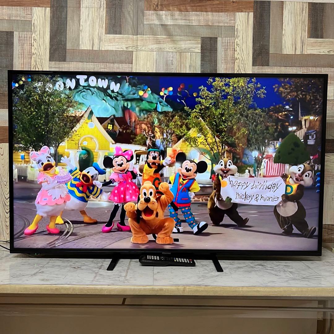 即日受渡❣️全国送料込Hisense55型液晶 テレビ 外付HDD裏番組録画対応