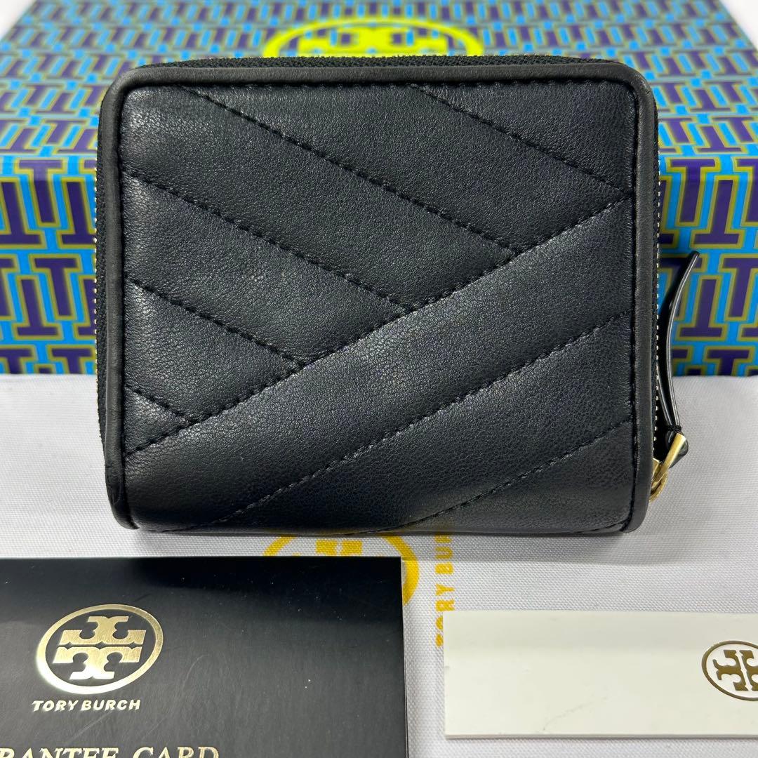 新品同様‼️ 現行　トリーバーチ　財布　二つ折り　折り財布　キルティング