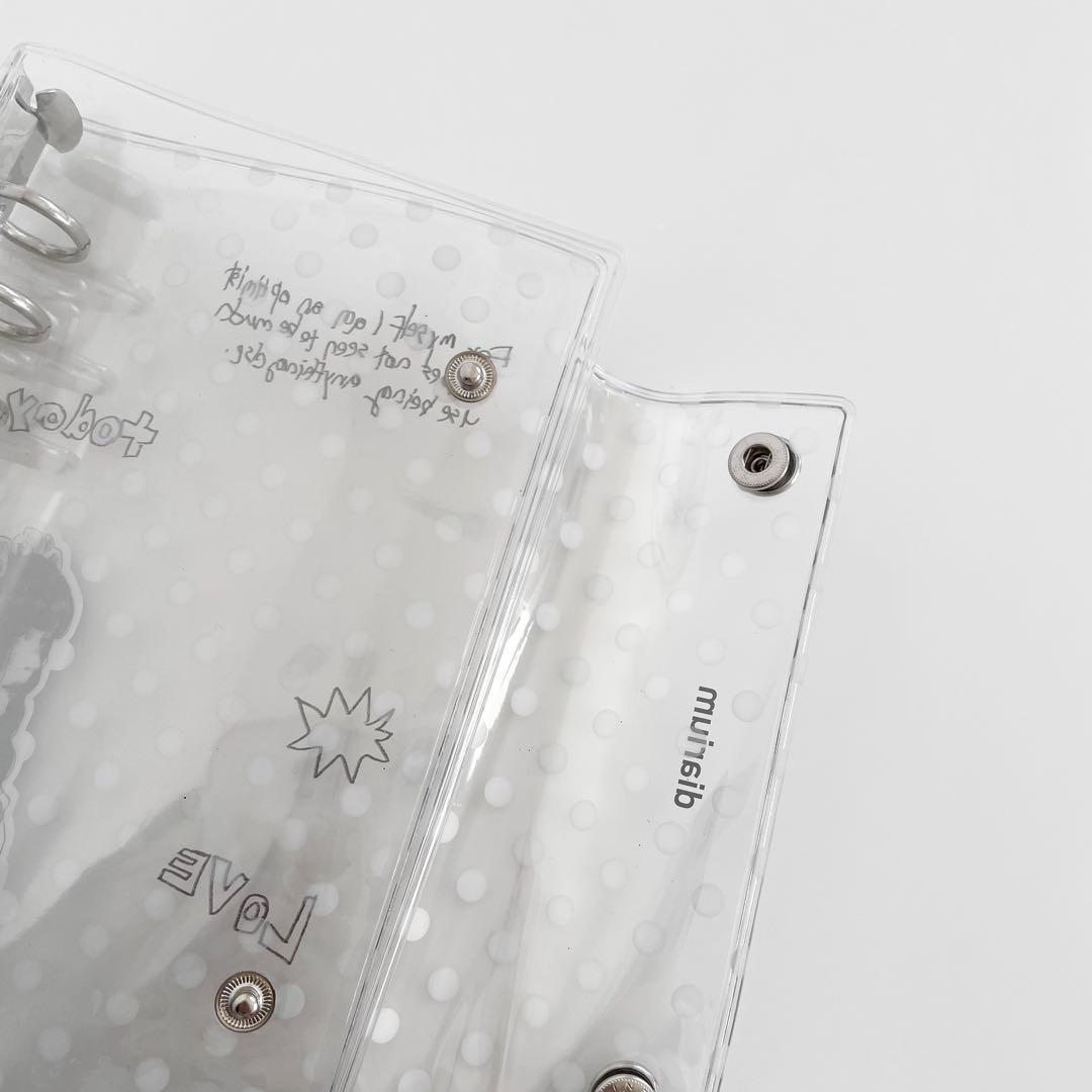 早い者勝　韓国　貯金　バインダー　カバー　A6 pvc diarium No.2