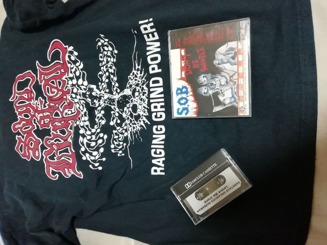 S.O.B　セット売り 長袖シャツ　貴重CD&カセットテープ