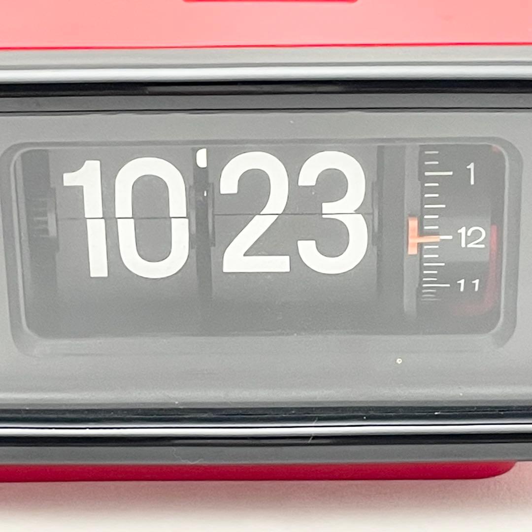 【美品】セイコー パタパタ時計 SEIKO DP692T 赤 昭和レトロ