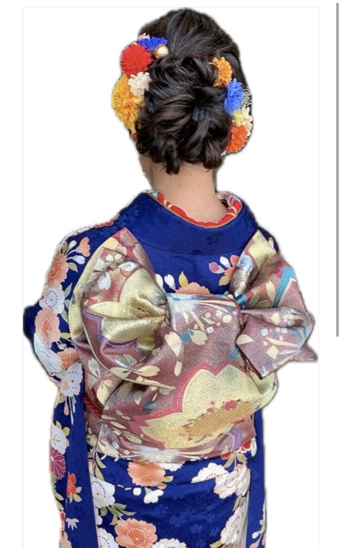 振り袖2着＋フルセット（訳あり長襦袢）おまけで小振袖1着、着物用ハンガー