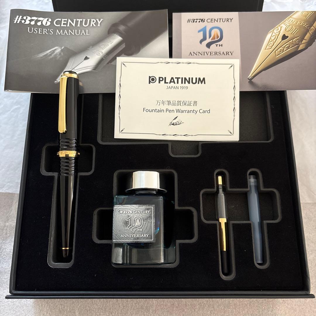 プラチナ万年筆　ディケイド　F字　新品未使用品