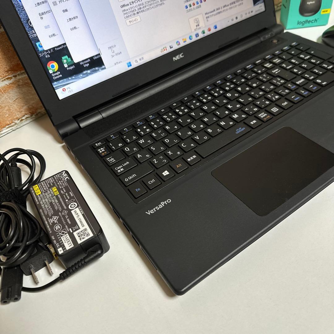 美品　NEC VersaProノート PC Webカメラ　SSD Win11