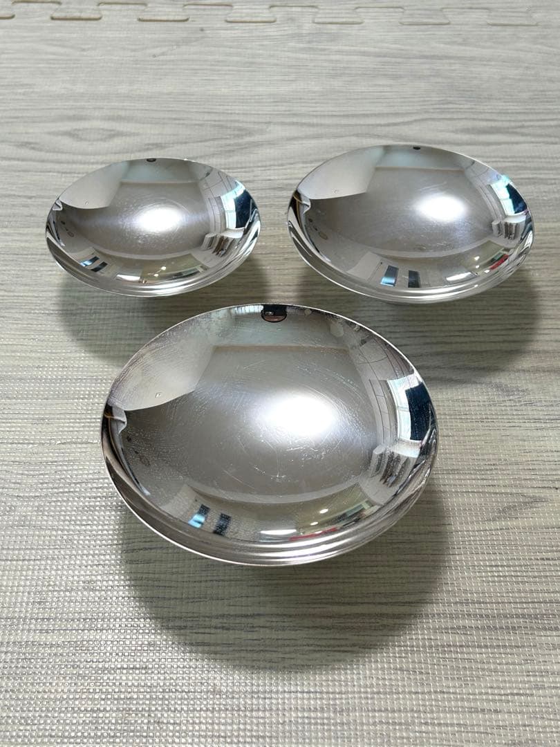 純銀天賞堂 純銀盃 三ッ重