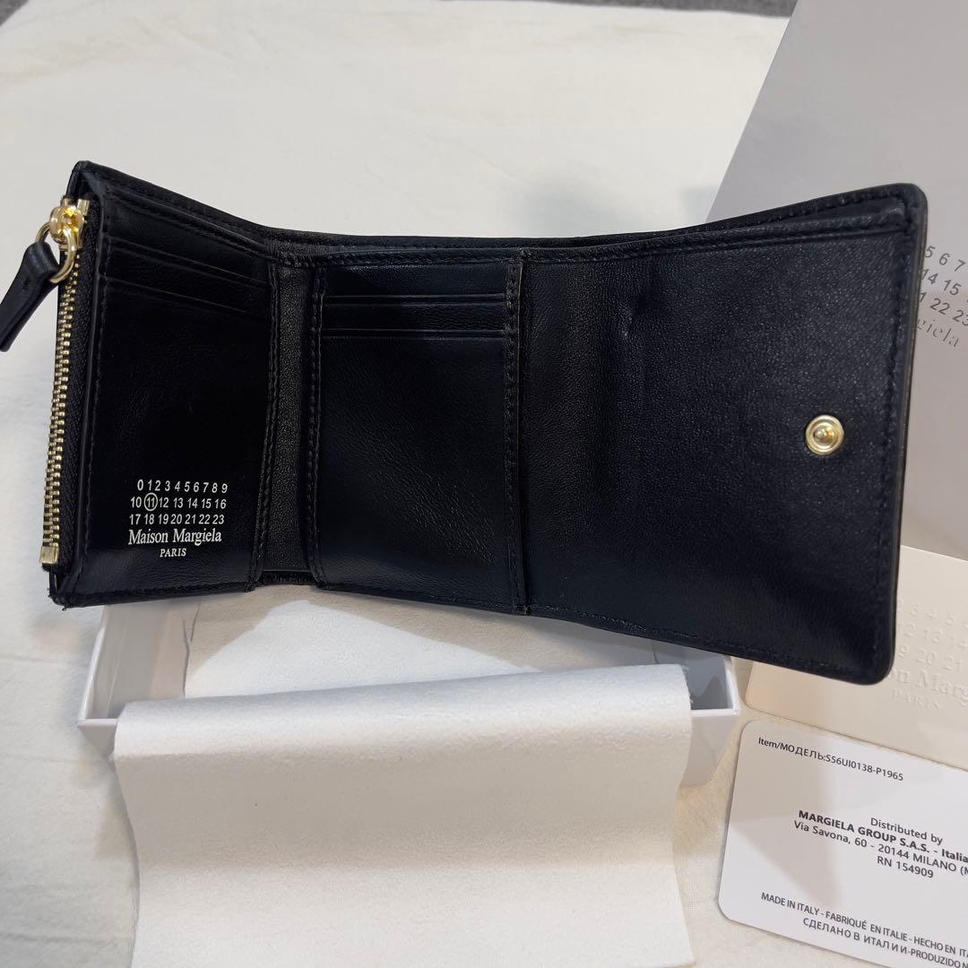✨極美品 メゾンマルジェラ グラムスラム 三つ折り財布 S56UI0138