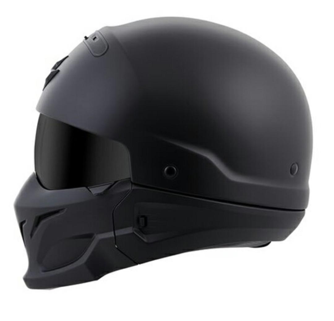 スコーピオン EXO COMBAT バイク　ヘルメット　マットブラック