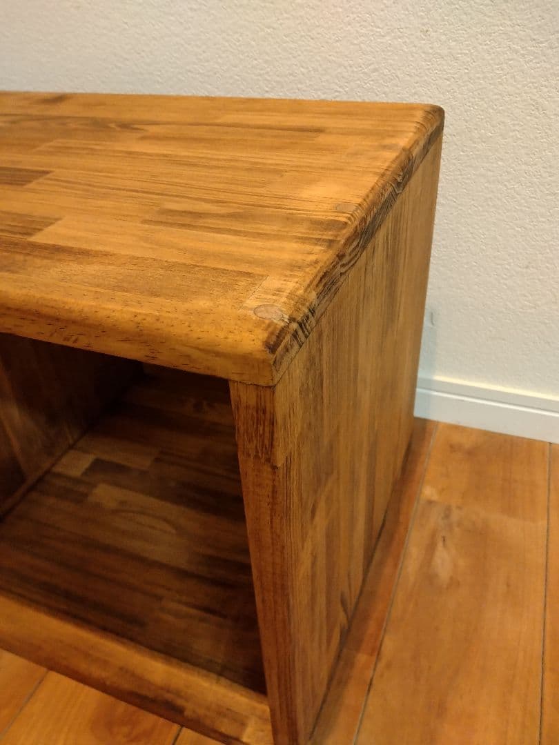 木製　ハンドメイド　オーダー　日の字型　テレビ台　水槽台　棚　シェルフ　本棚