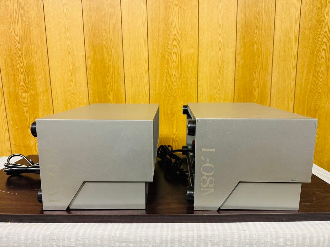 KENWOOD ケンウッド L-08M パワーアンプ　ペア　メンテナンス品