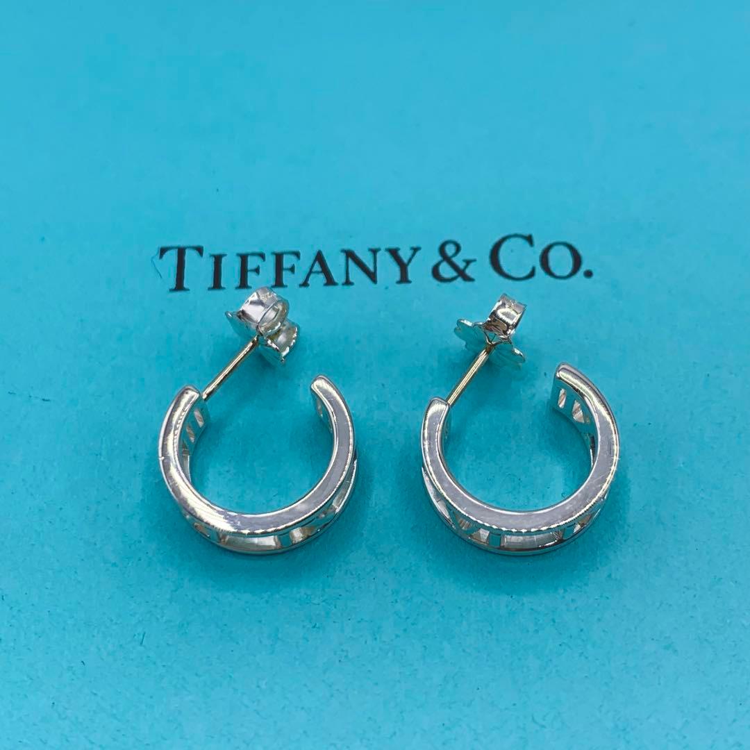 【超美品/箱付き】ティファニー　ピアス　アトラス　フープ　両耳　オシャレ　925