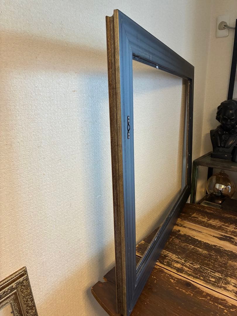 専用　レトロ　額縁フレーム枠のみ　2点セット　壁掛け　アート　アンティーク調