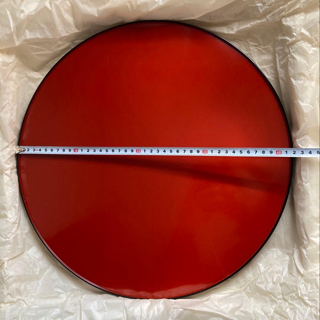 お盆 大型 東大寺 二月堂 日之丸盆 42cm