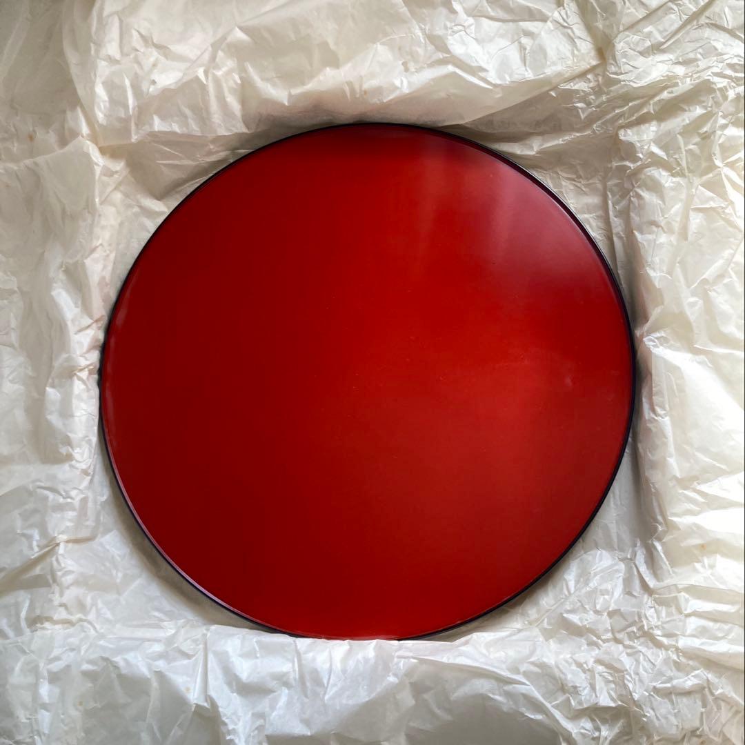 お盆 大型 東大寺 二月堂 日之丸盆 42cm