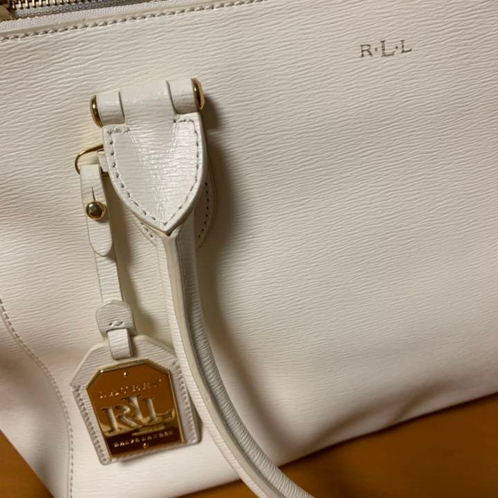 ローレンラルフローレン//2wayバッグ　ホワイト