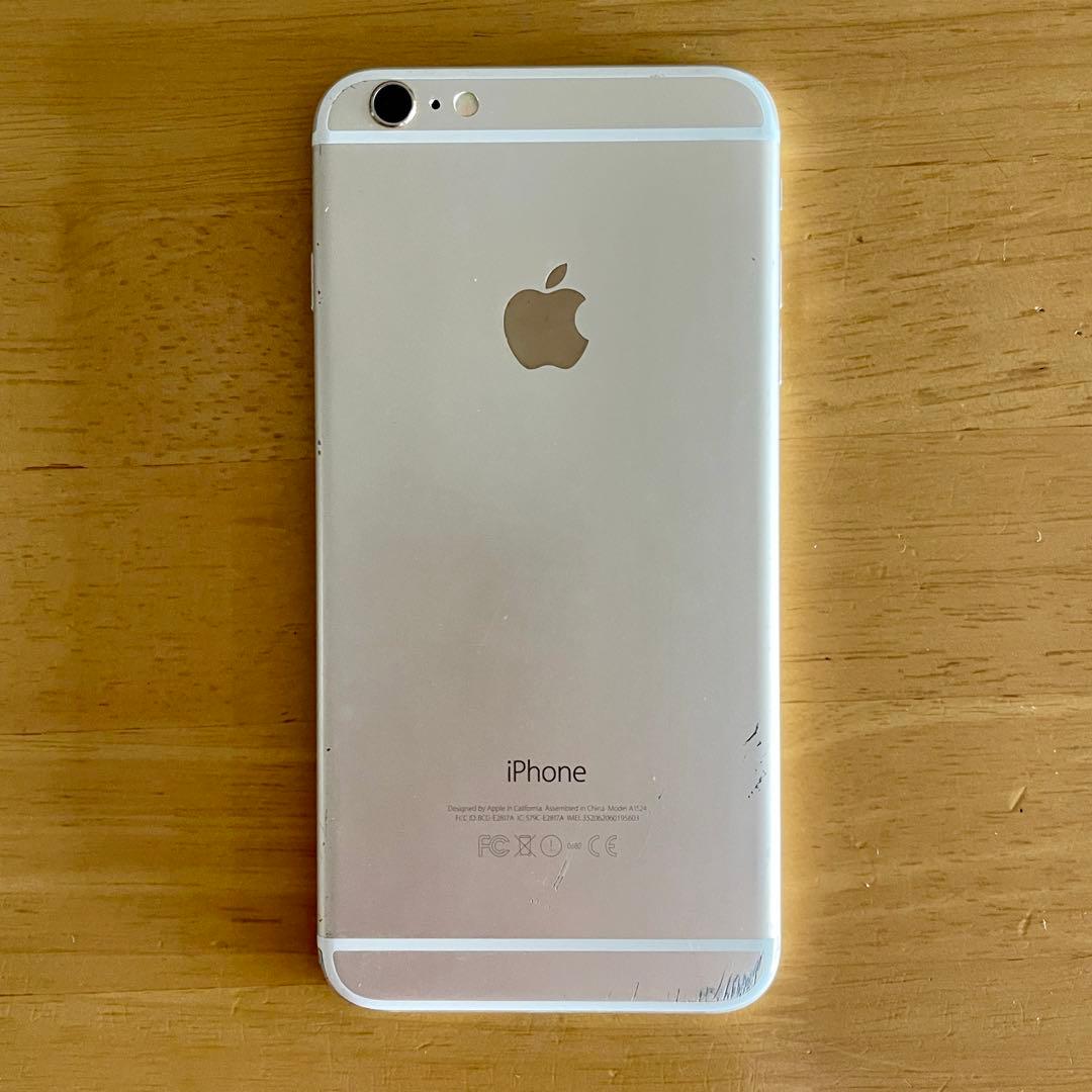 iPhone 6 Plus Gold 128GBバッテリー交換済み SIMフリー