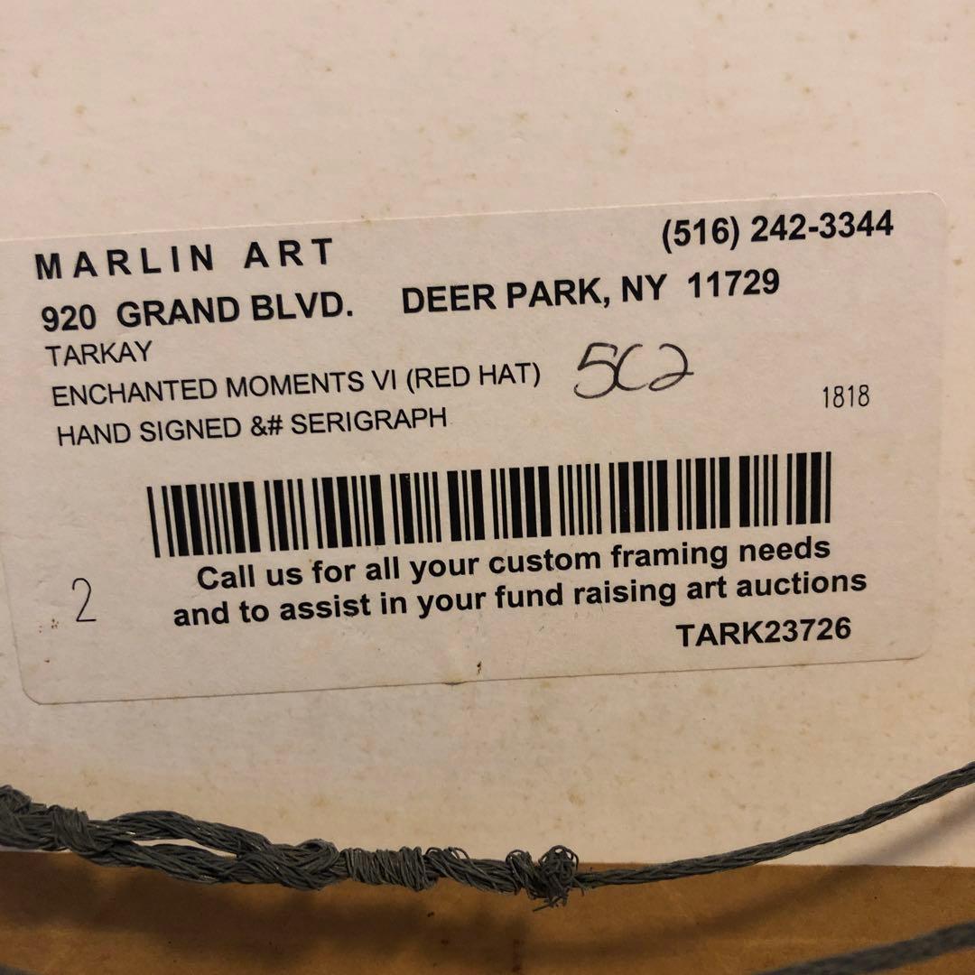 絵画 Tarkay red hat