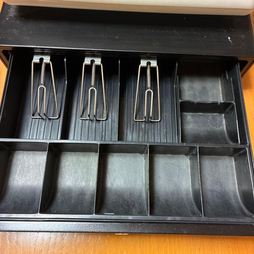 ホワイトレジスター 新品レジロール14本付き メニューボタン機能付き