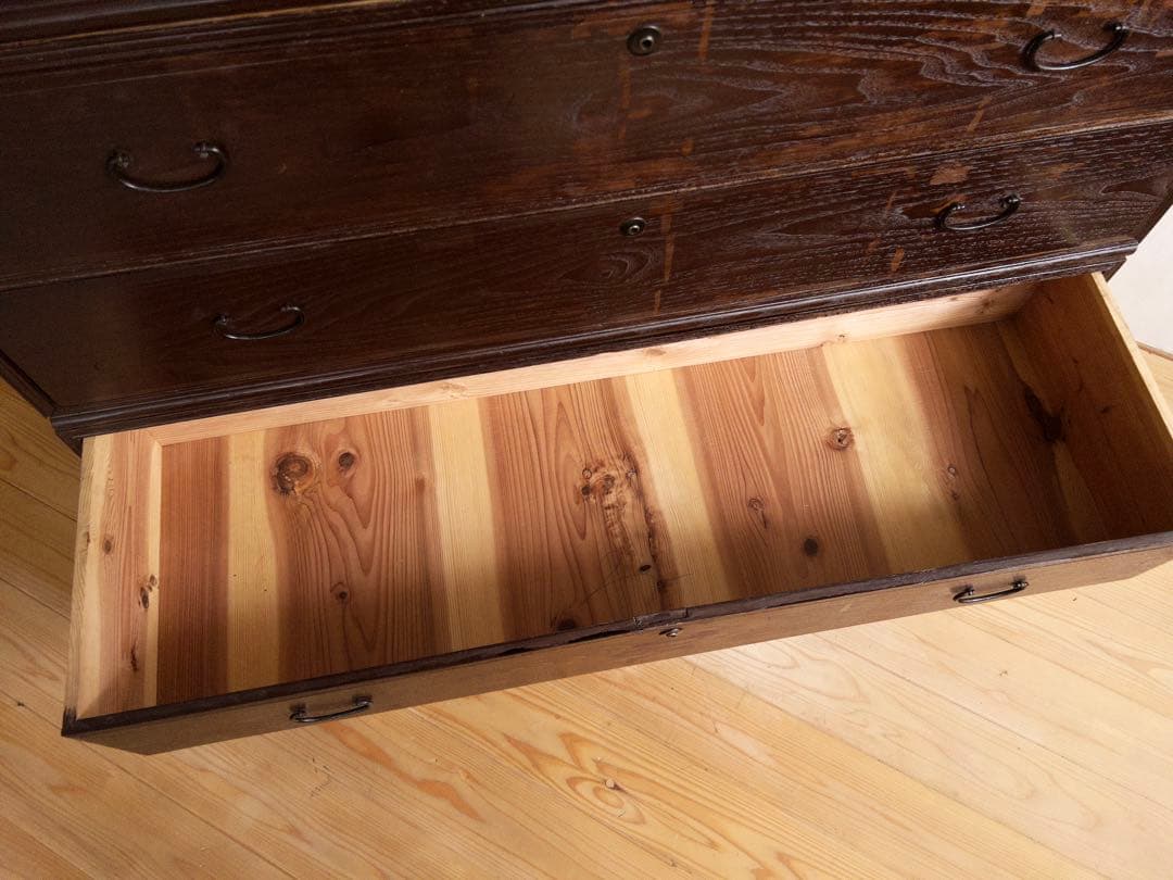 大型　和箪笥　高さ約159㎝　古道具　古家具　和家具　ビンテージ　アンティーク