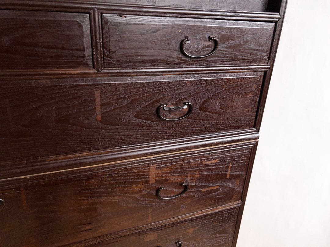 大型　和箪笥　高さ約159㎝　古道具　古家具　和家具　ビンテージ　アンティーク