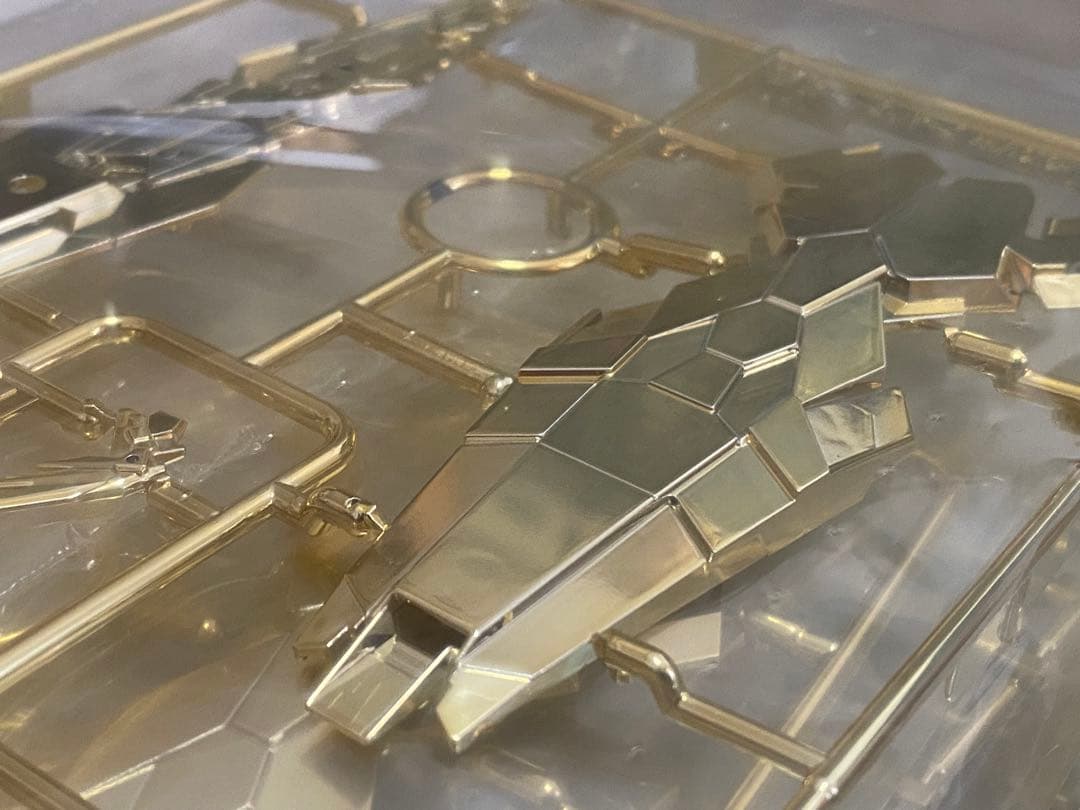 ユニコンガンダムフェネクス　ゴールドコーティング 3点