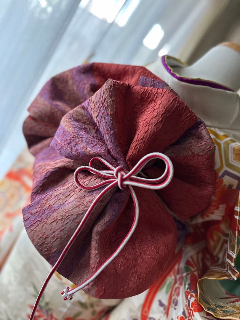 excite 振袖&袴フルセット クリームホワイト アイボリー 鳳凰 金駒