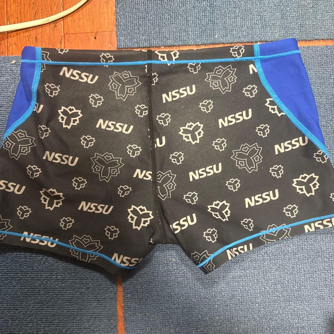 Mizuno日体大 NSSU 競泳水着 黒・青