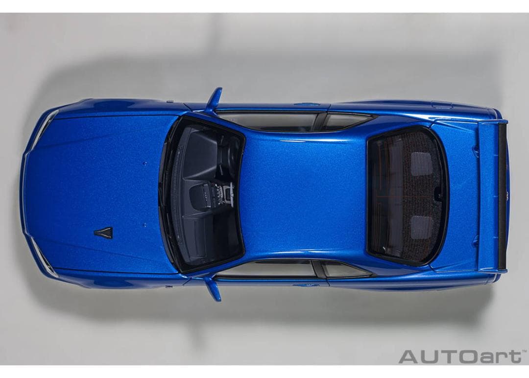 オートアート ニッサンスカイラインGT-R R34VスペックIIベイサイドブルー