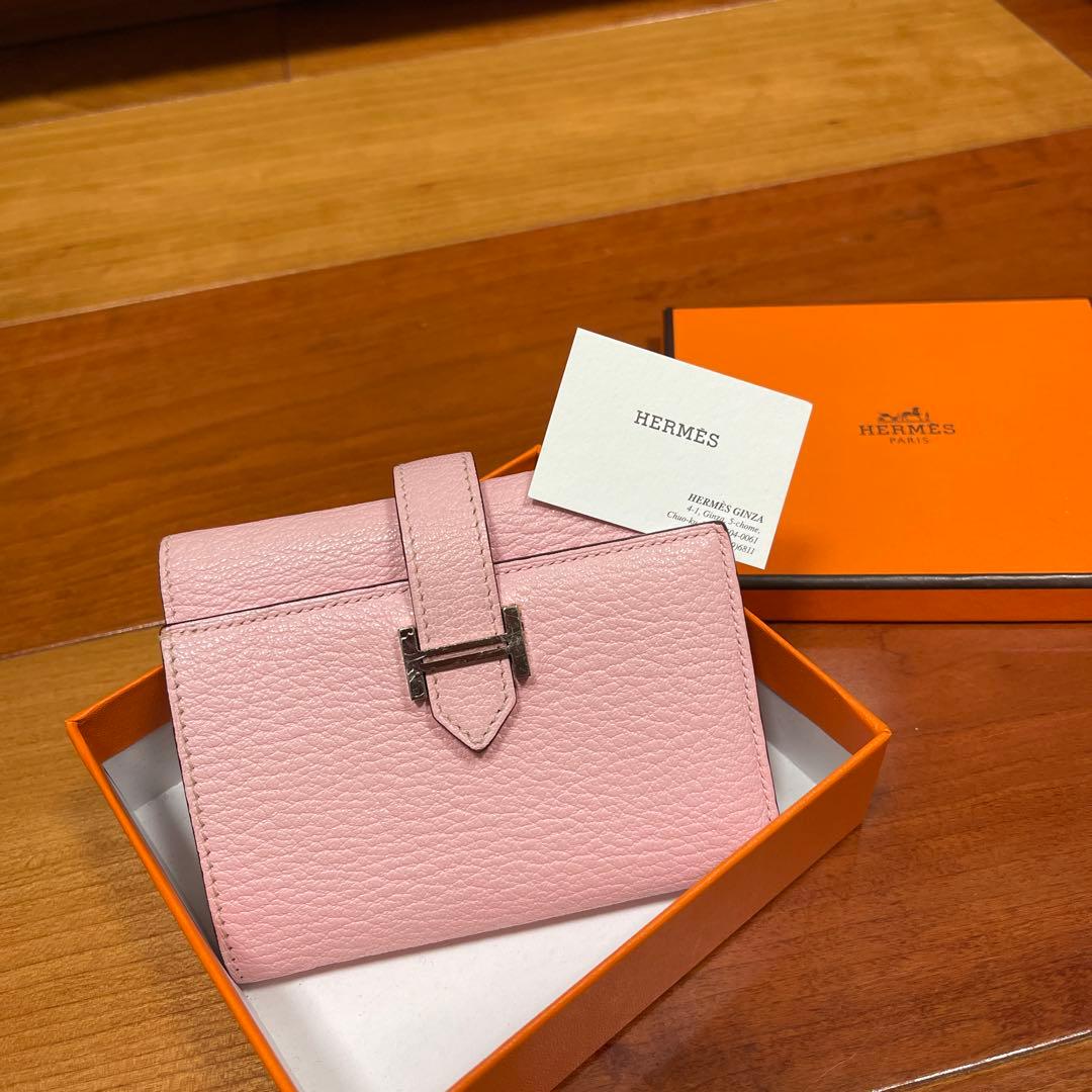 ふるる 極美品 エルメス　べアンコンビネ　ローズサクラ