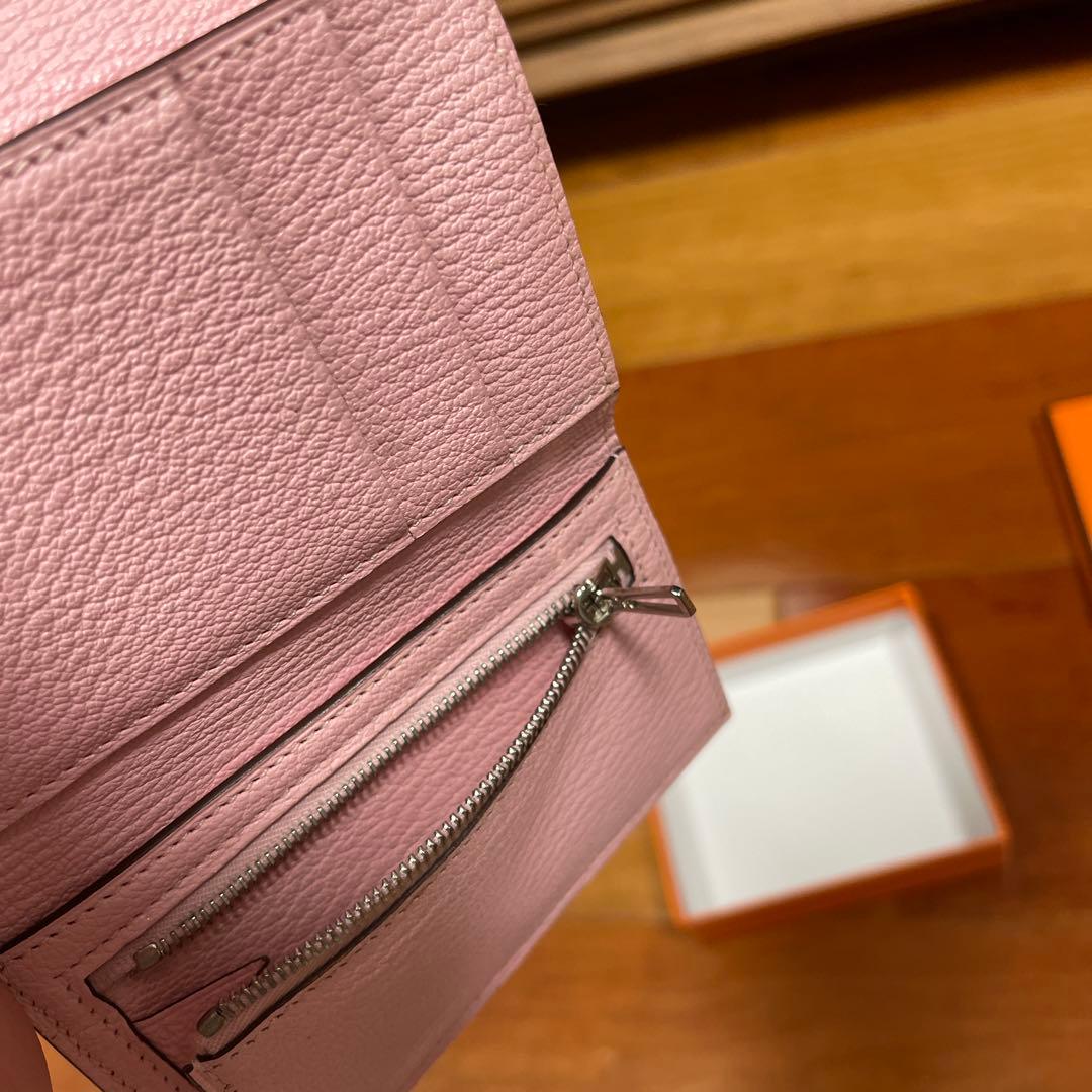 ふるる 極美品 エルメス　べアンコンビネ　ローズサクラ