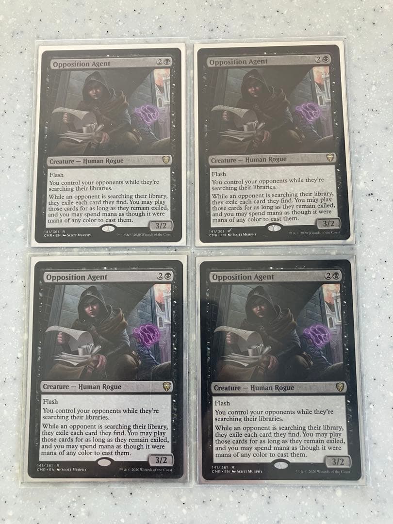 MTG 敵対工作員 Opposition Agent 4枚セット 早い者勝ち