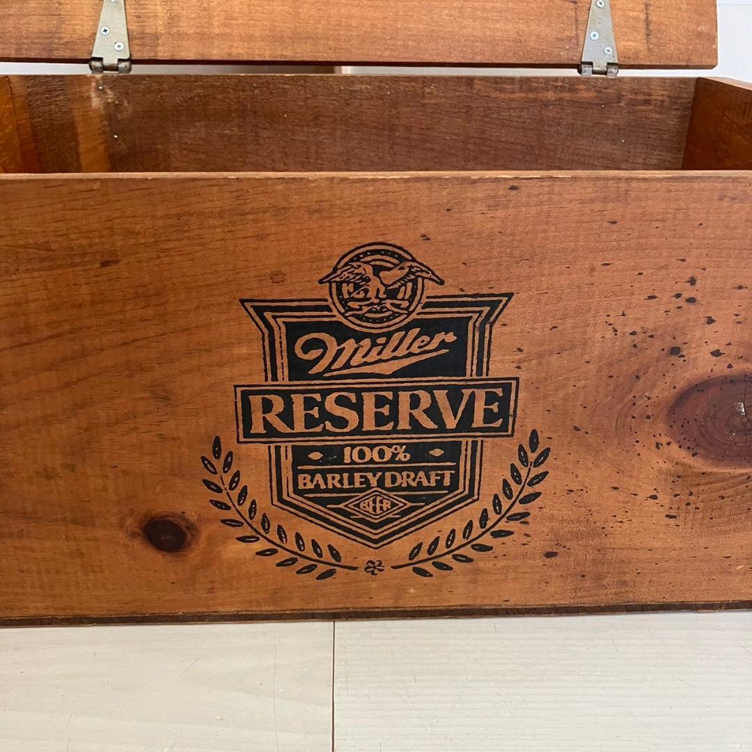 Miller ミラービール ヴィンテージ ウッドボックス キャンプコンテナ