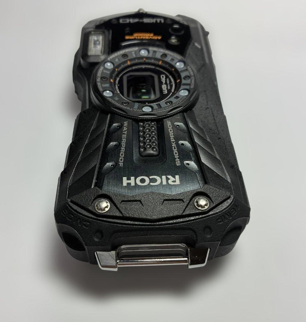 RICOH WG-40 防水デジタルカメラ　ブラック　付属品一式　説明書　箱付き