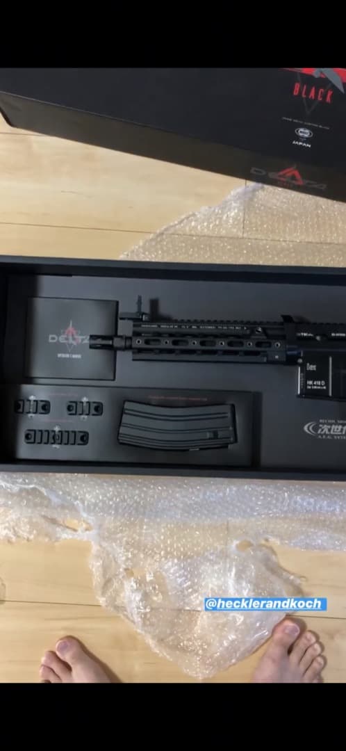 東京マルイAEGエアソフトライフルHK416デルタ